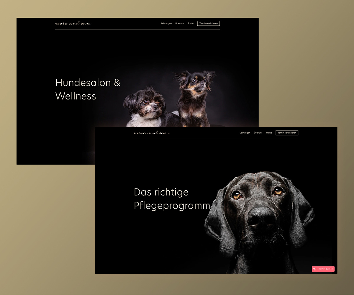 Luxus Hundesalon Website